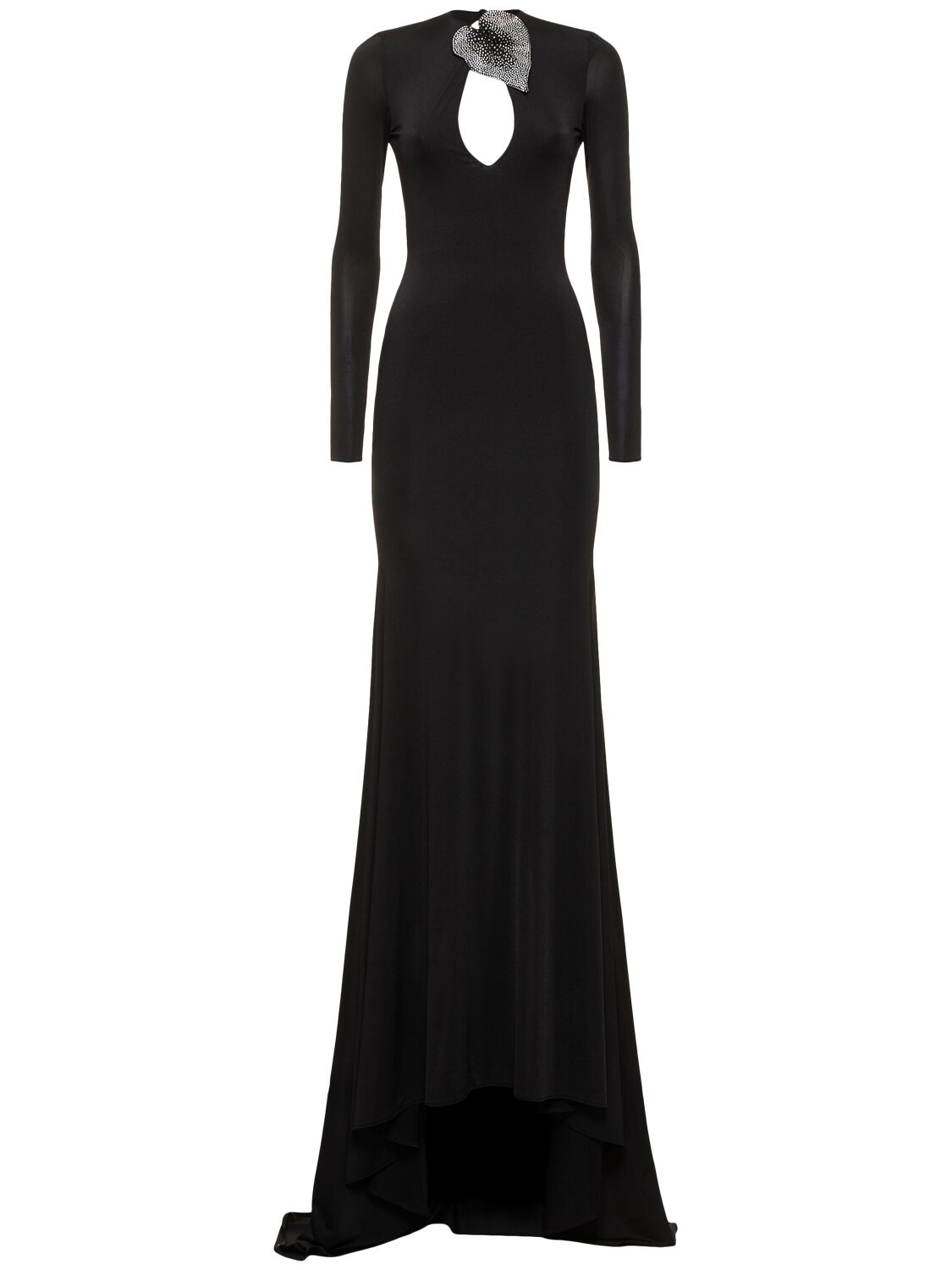 Giuseppe Di Morabito Stretch Jersey Midi Dress In Black