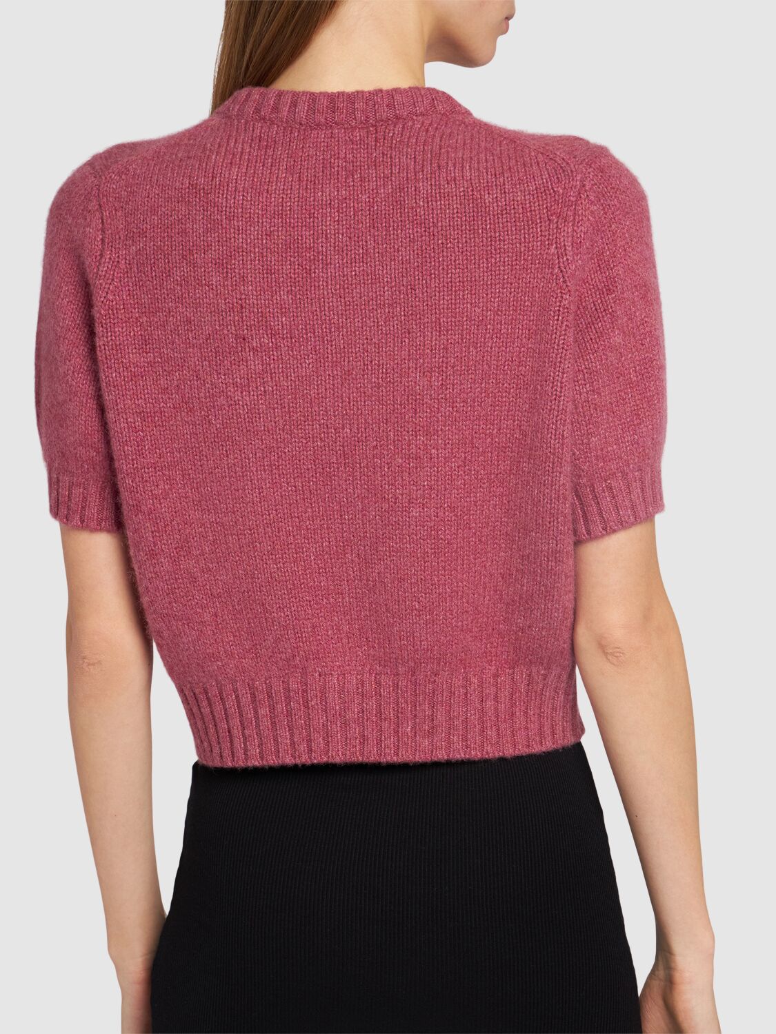 Shop Khaite Nora Cashmere Cardigan In Pink