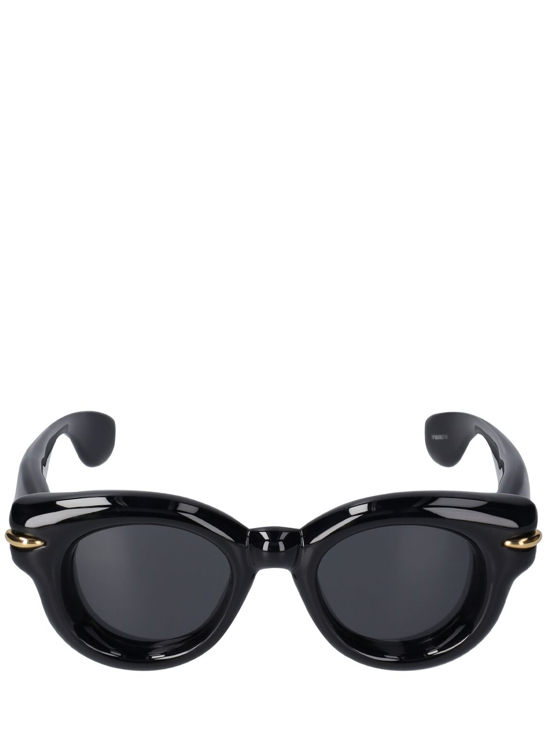 Loewe Inflated Round Sunglasses In Black