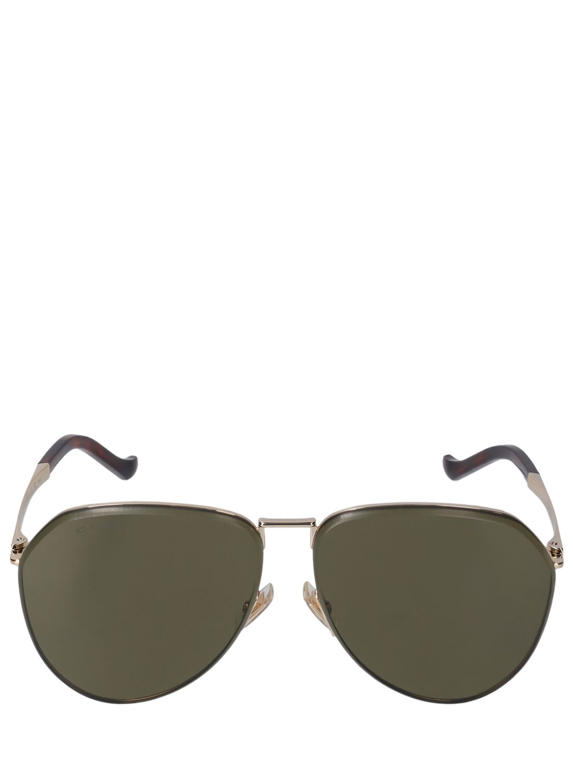 Etro Luxury Metal Aviator Sunglasses In Green