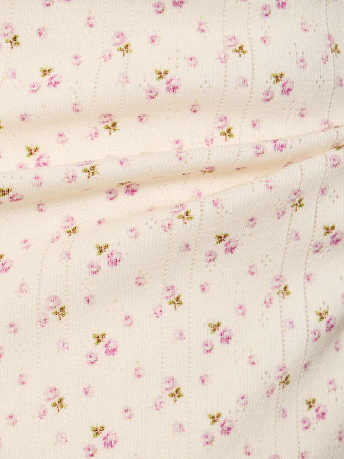 Shop Cou Cou The Cami Slip Cotton Mini Dress In Pink,multi