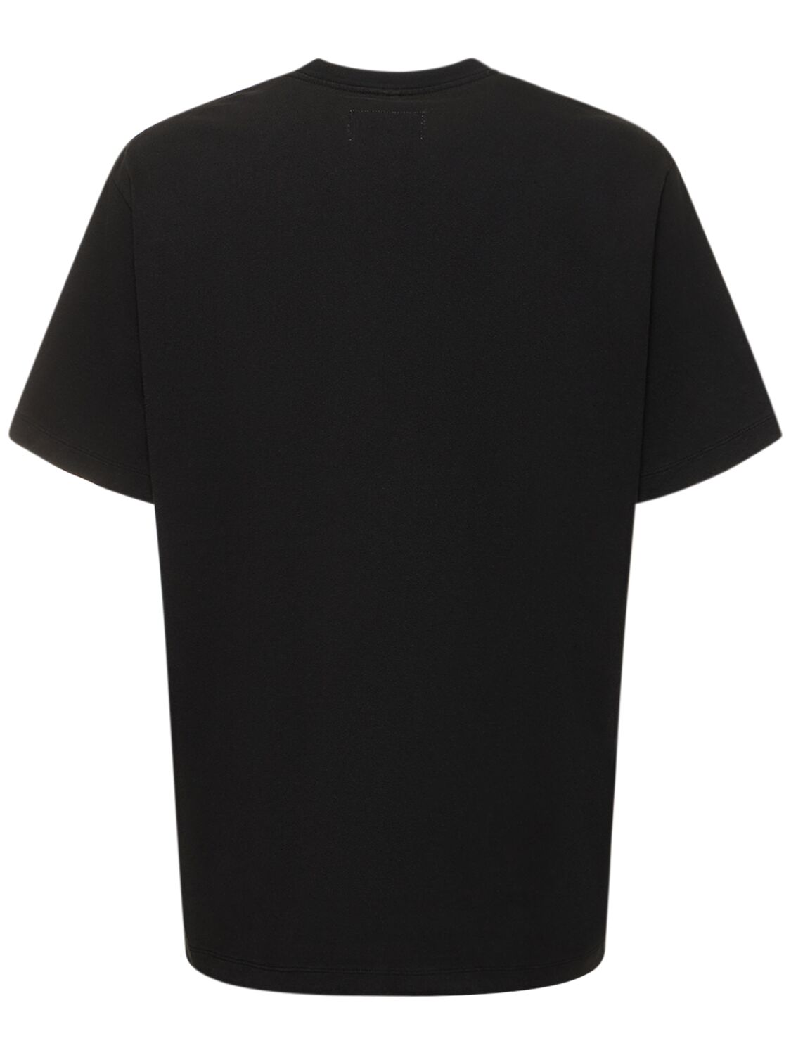 Shop Doublet Sd Card Embroidery Cotton T-shirt In Black