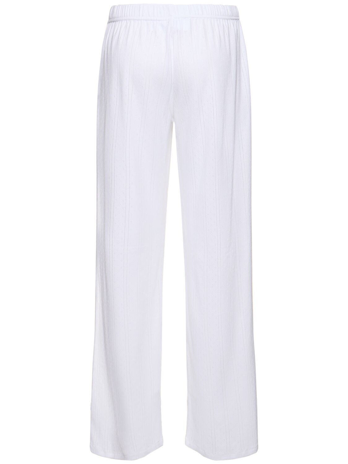 Shop Cou Cou The Pant Organic Cotton Wide Pants In White