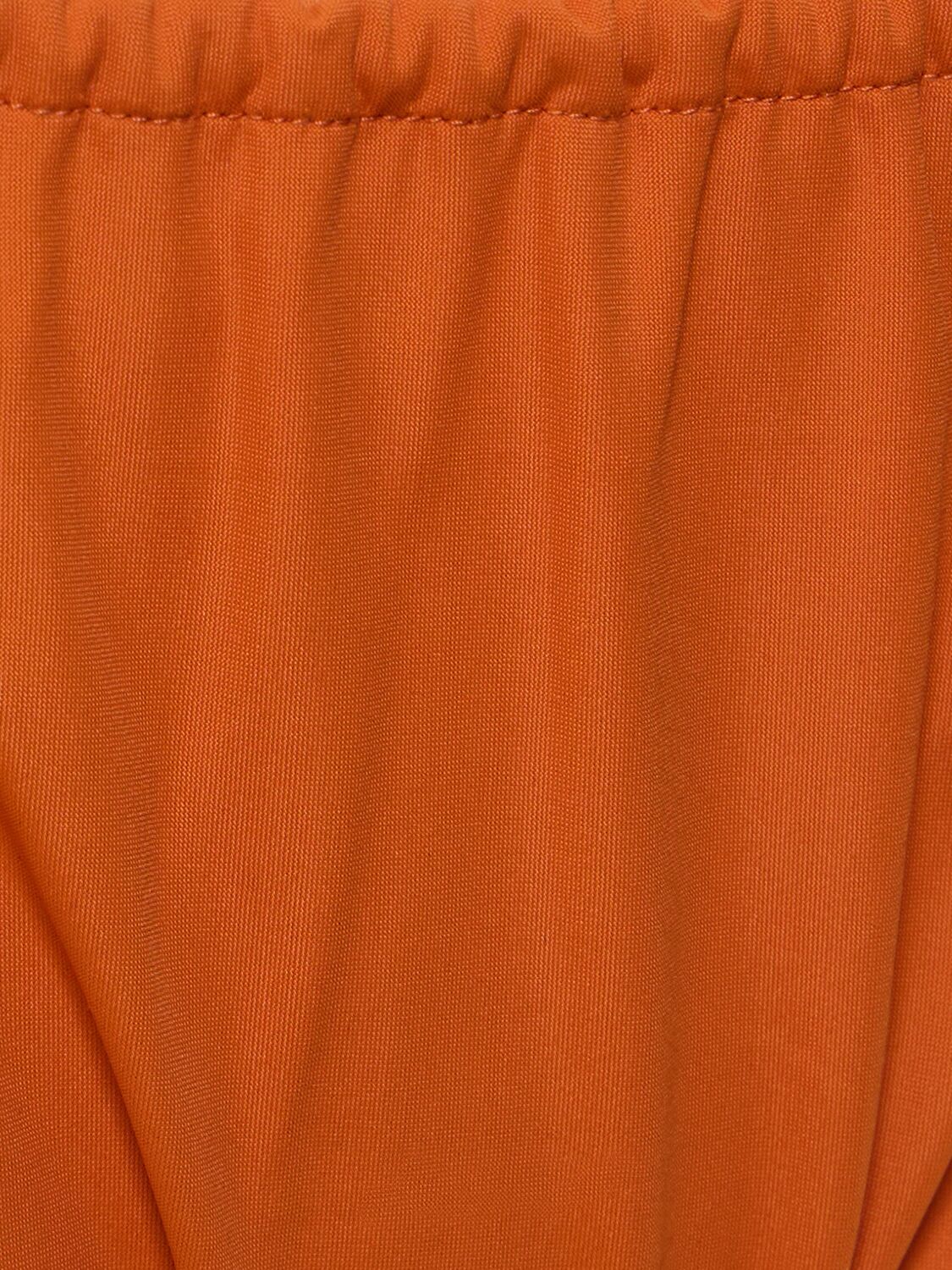 Shop Saint Laurent Nylon Blend Bikini Bottom In Orange