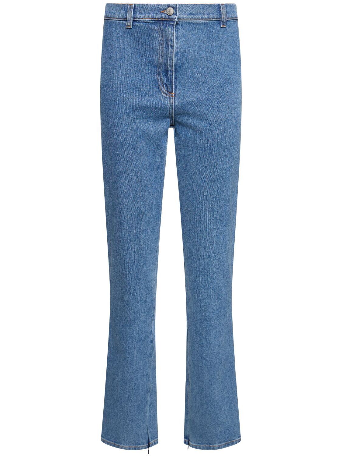 Magda Butrym Denim High Rise Skinny Jeans In Blue