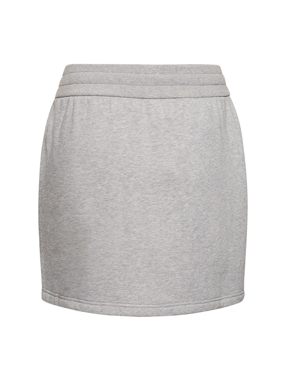 Fleece Cotton Mini Skirt