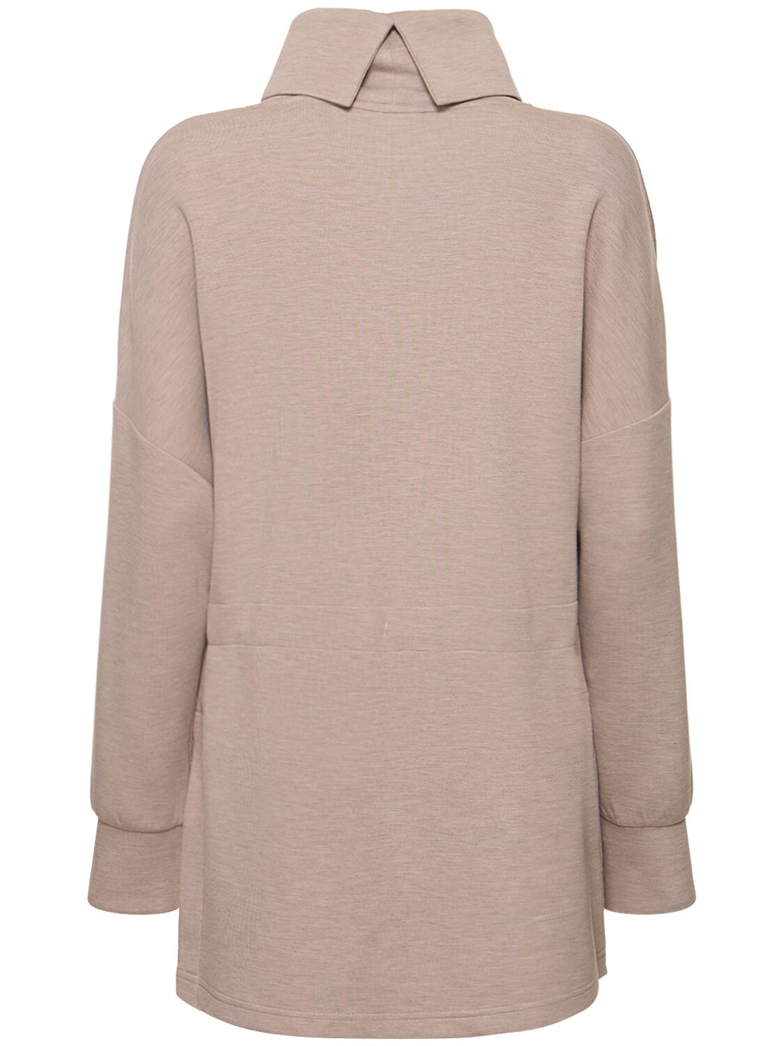 Shop Varley Freya Viscose Blend Sweatshirt In Grey