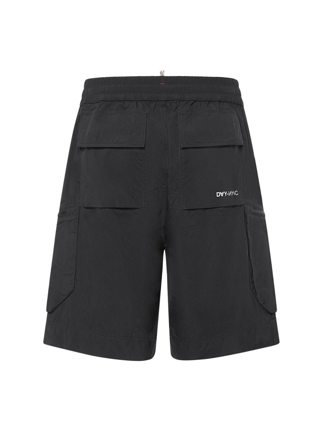 Shop Moncler Ripstop Nylon Shorts In Black