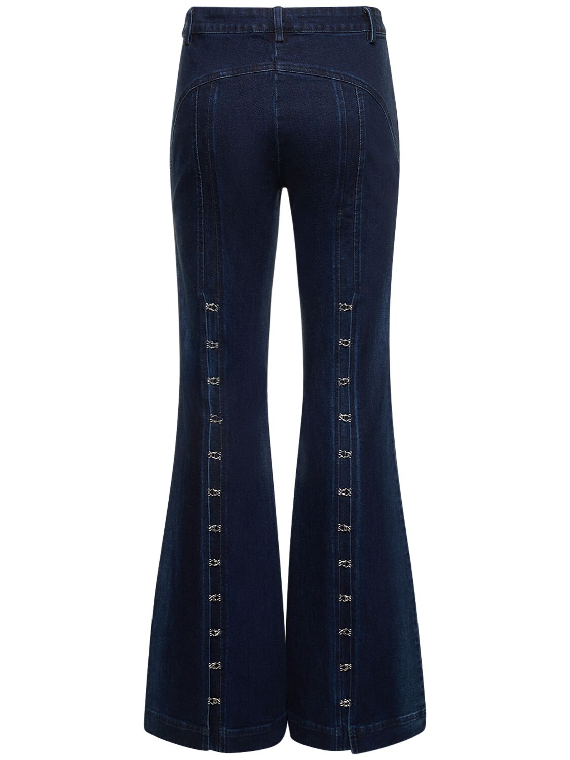 Shop Cannari Concept Low Waist Jeans In Blue