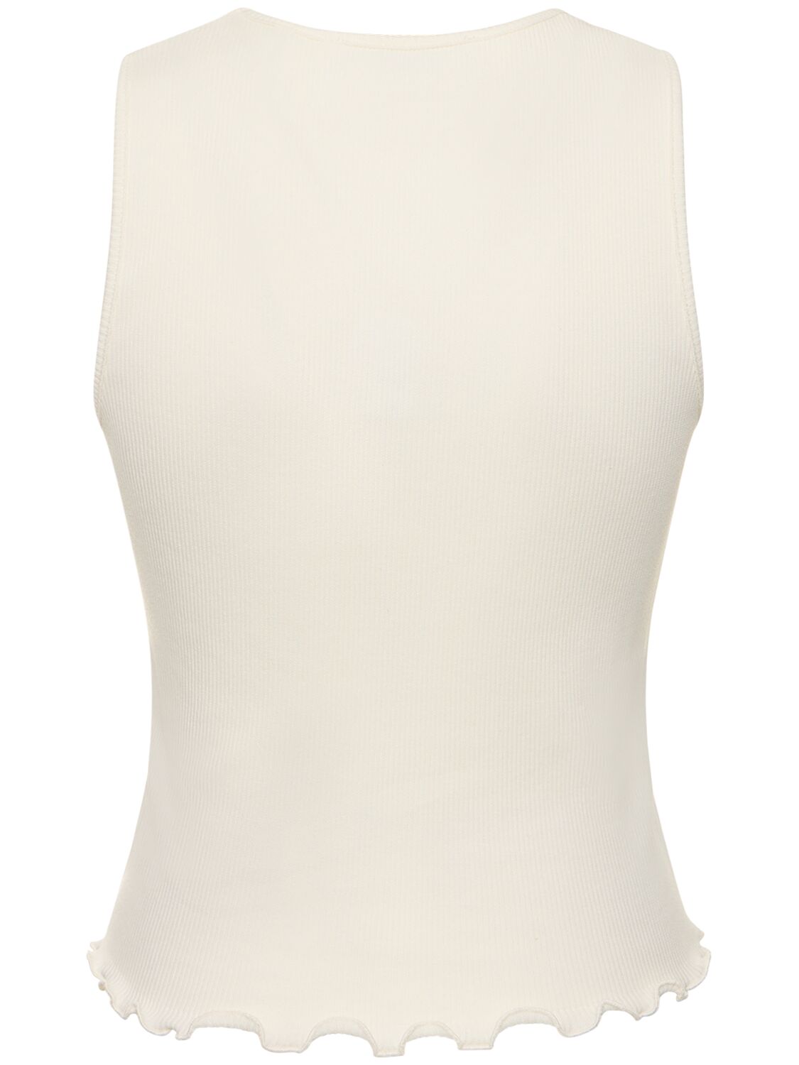 Shop Cannari Concept Printed Cotton Tank Top In White