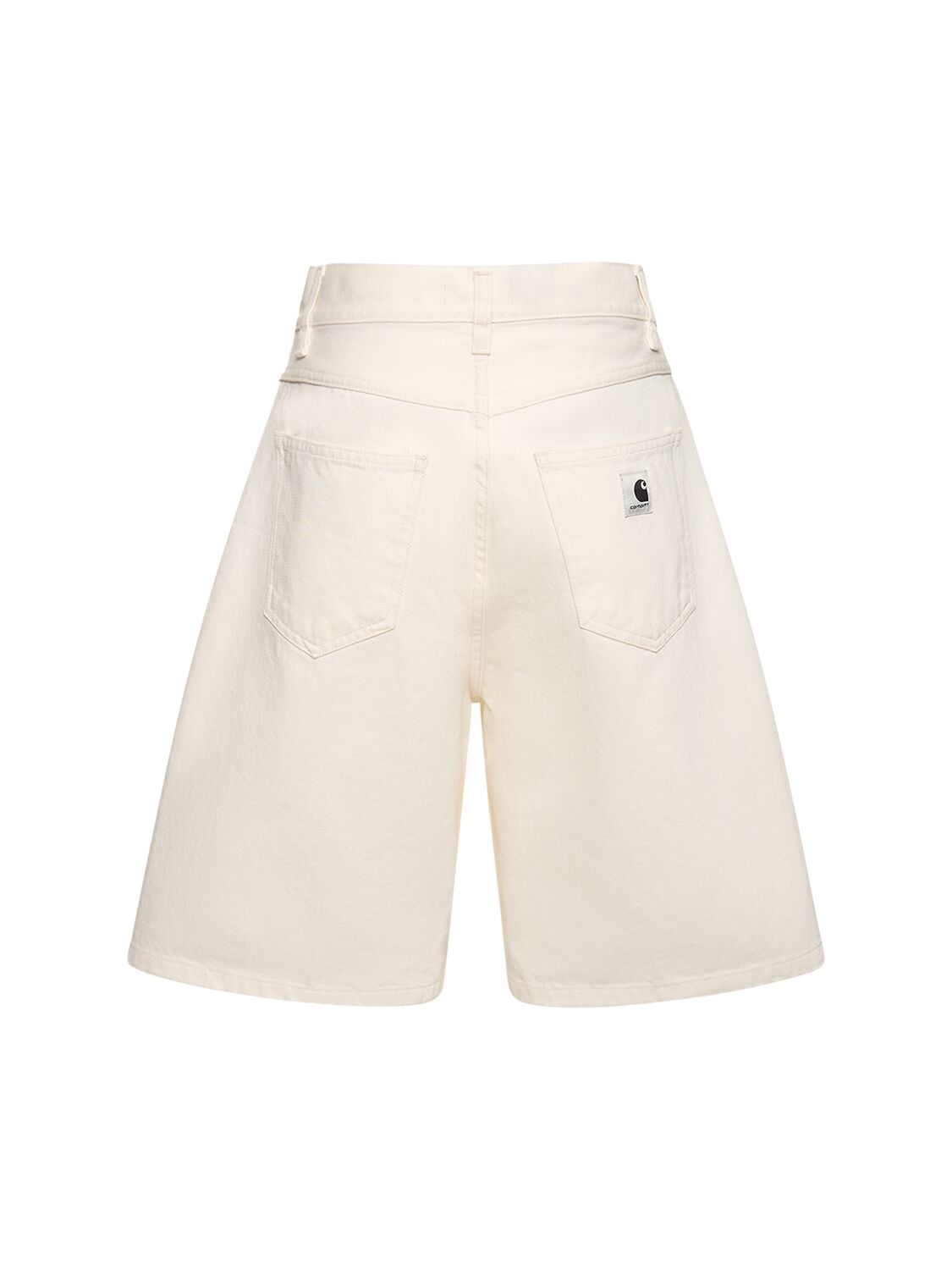 Shop Carhartt Brandon Loose Fit Cotton Shorts In White