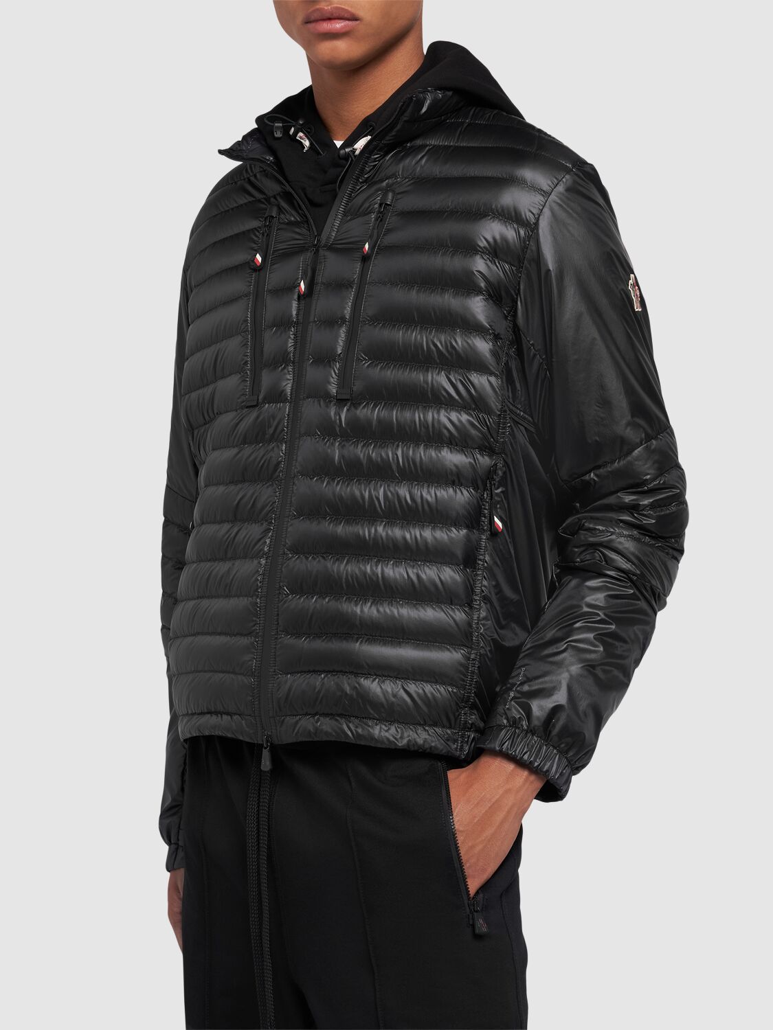 Shop Moncler Althays Nylon Down Jacket In Black