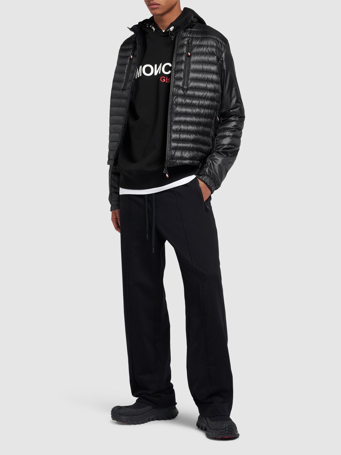 Shop Moncler Althays Nylon Down Jacket In Black