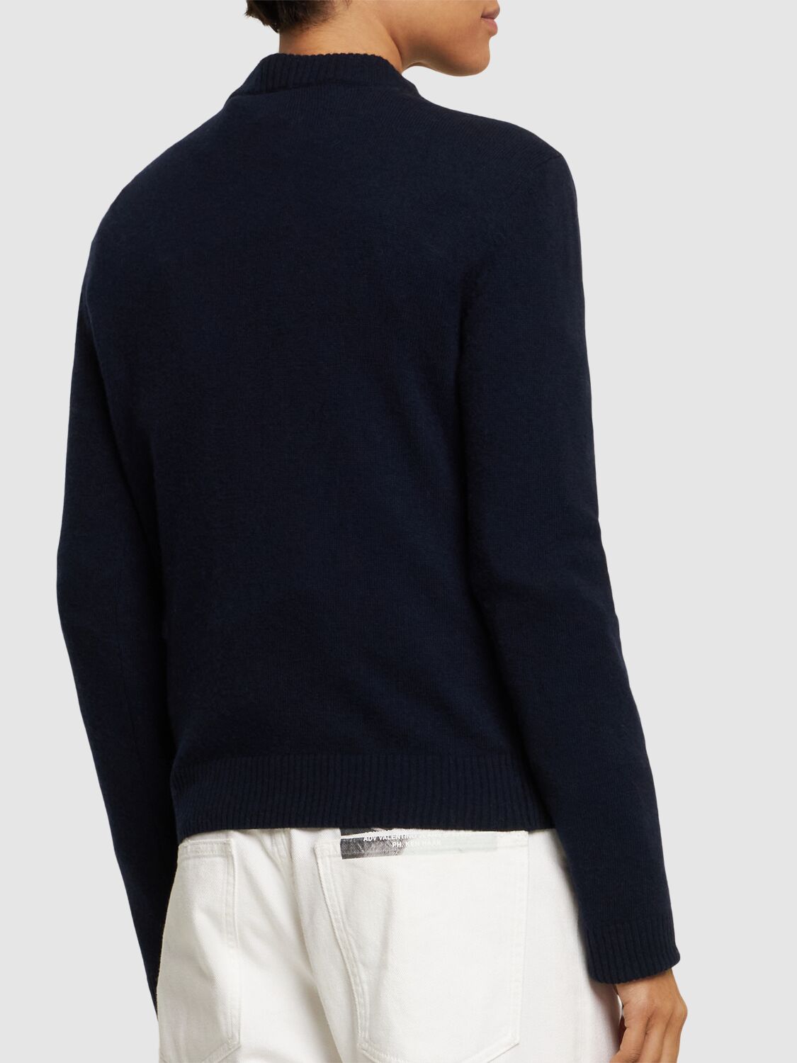 Shop Msgm Wool Blend Sweater In Blue