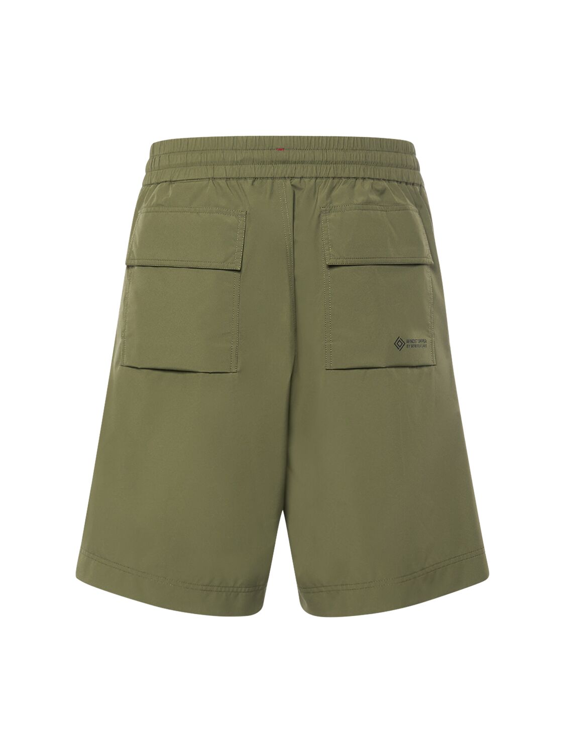 Shop Moncler Gore-tex Tech Shorts In Green