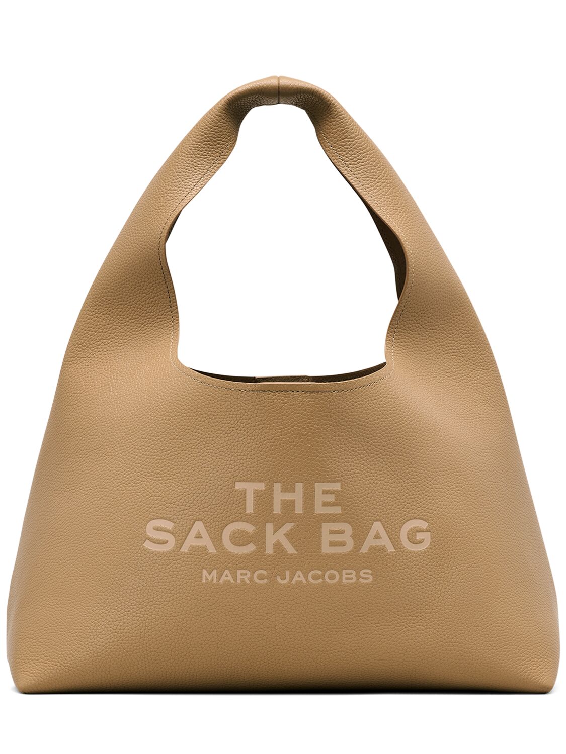 Marc Jacobs The Sack Leather Shoulder Bag In Camel