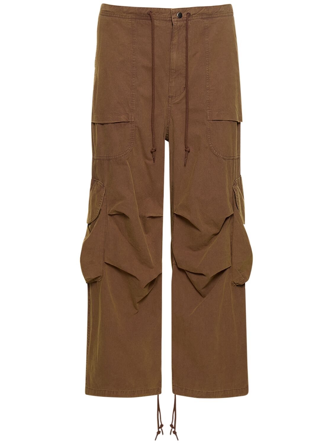 Entire Studios Freight Cotton Cargo Trousers In Gravy