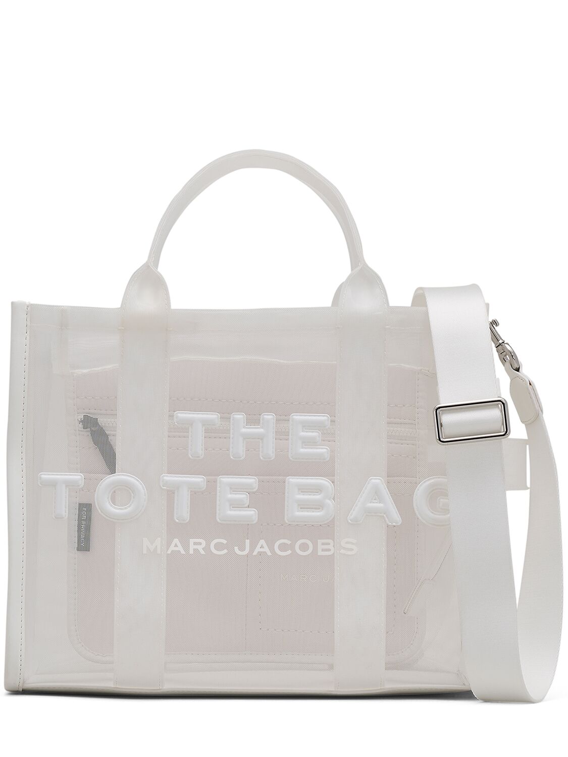 Marc Jacobs The Medium Tote Nylon Bag In White