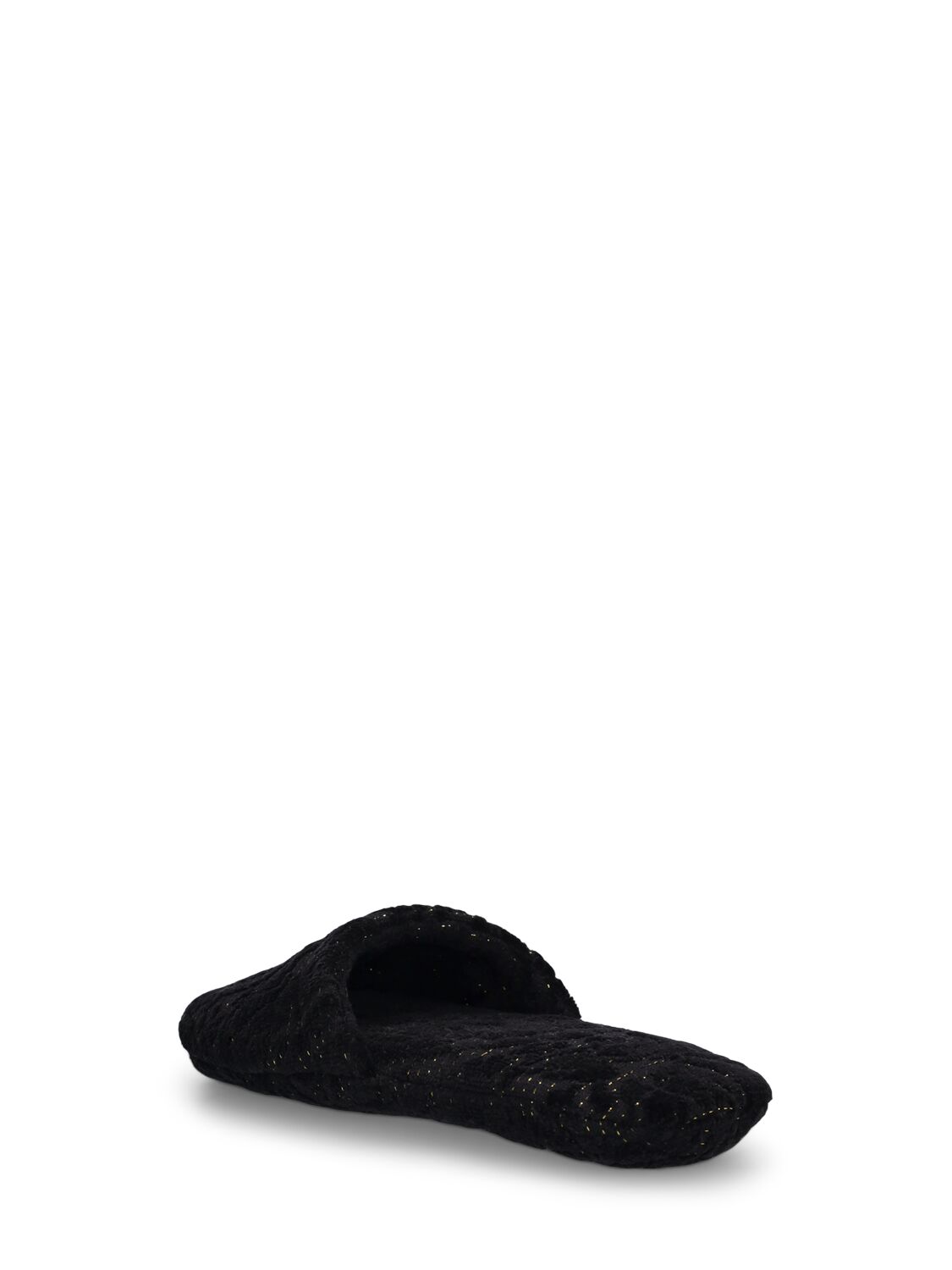 Versace Barocco Renaissance Bath Slippers In Anthracite