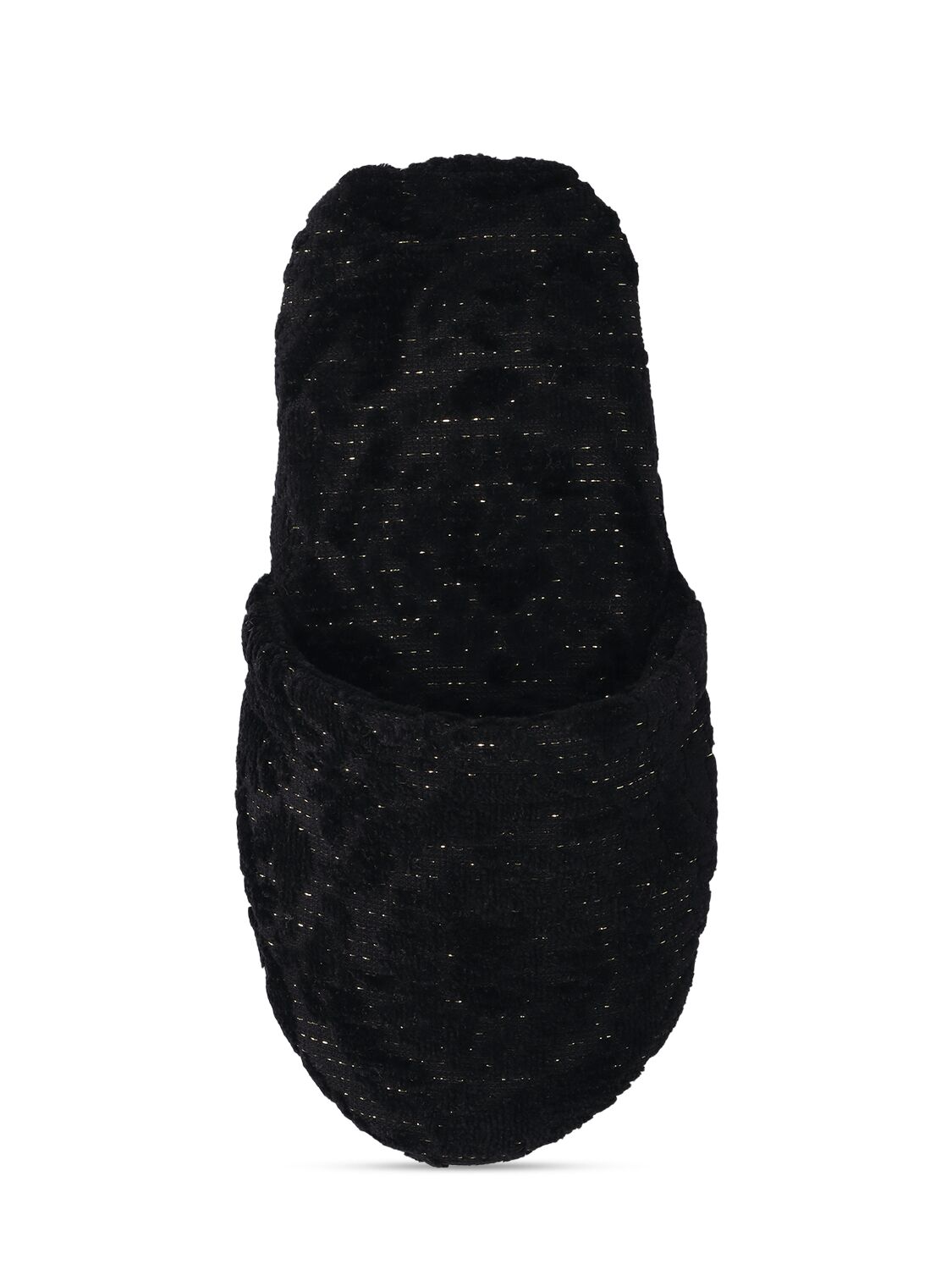 Versace Barocco Renaissance Bath Slippers In Anthracite