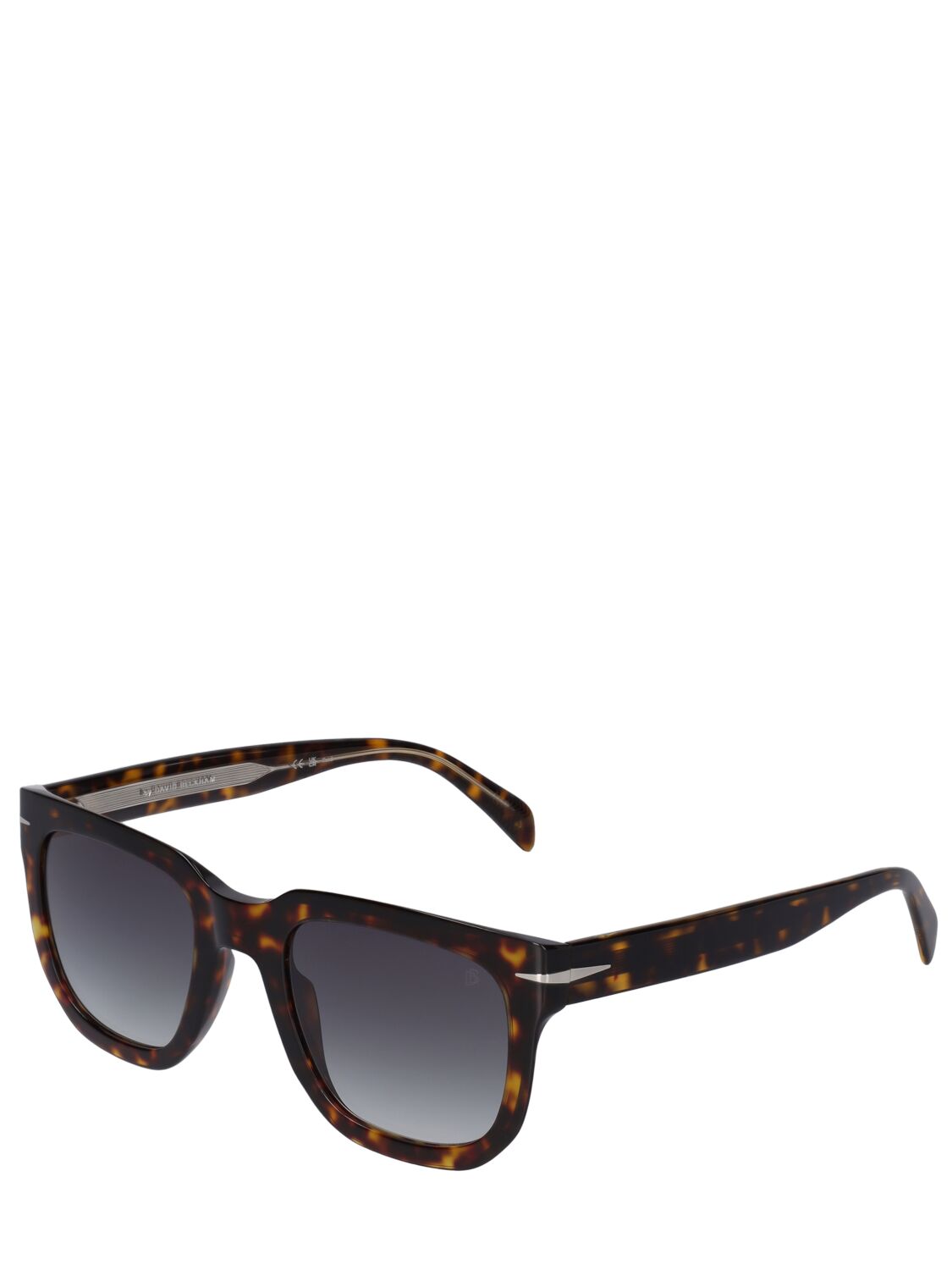 Shop Db Eyewear By David Beckham Db Squared Acetate Sunglasses In Havana