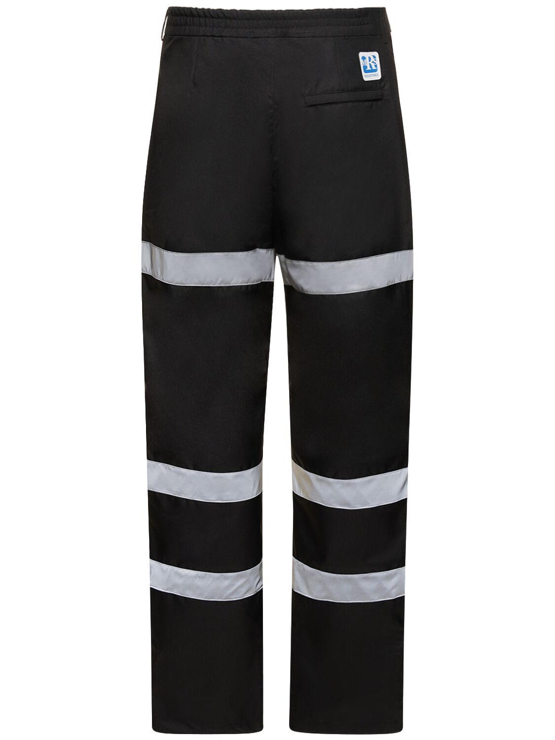 Shop Martine Rose High Waist Technical Pants In Black,navy