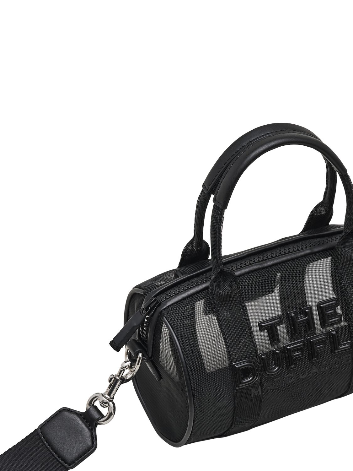 Shop Marc Jacobs The Mini Duffle Nylon Bag In Blackout