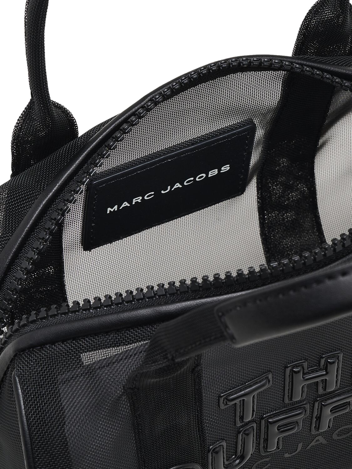 Shop Marc Jacobs The Mini Duffle Nylon Bag In Blackout