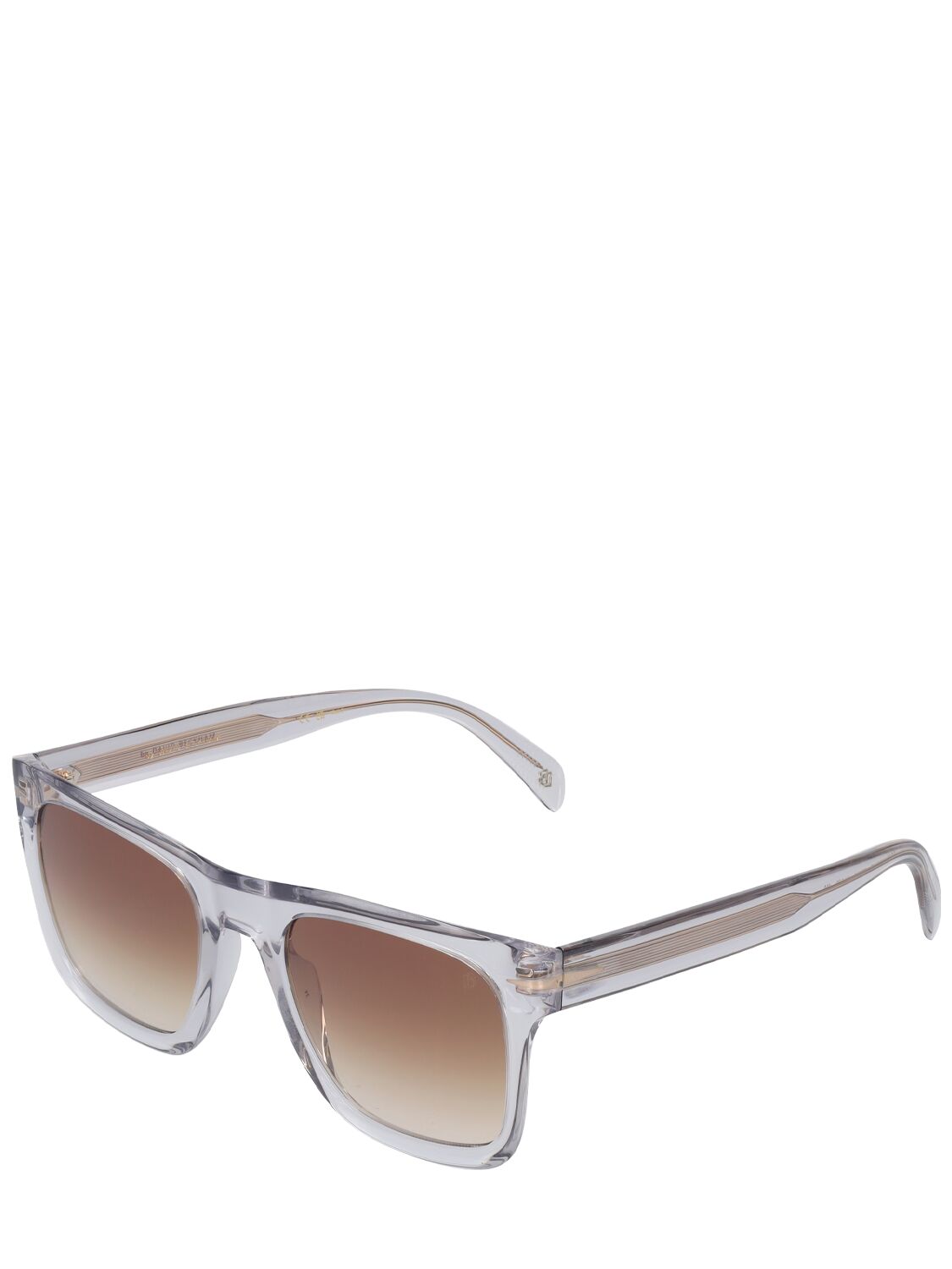 Shop Db Eyewear By David Beckham Db Squared Acetate Sunglasses In Grau