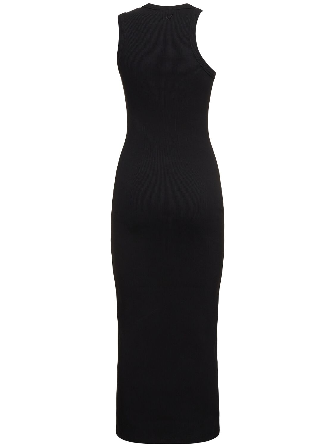 Shop Axel Arigato Scoop Asymmetric Dress In Black
