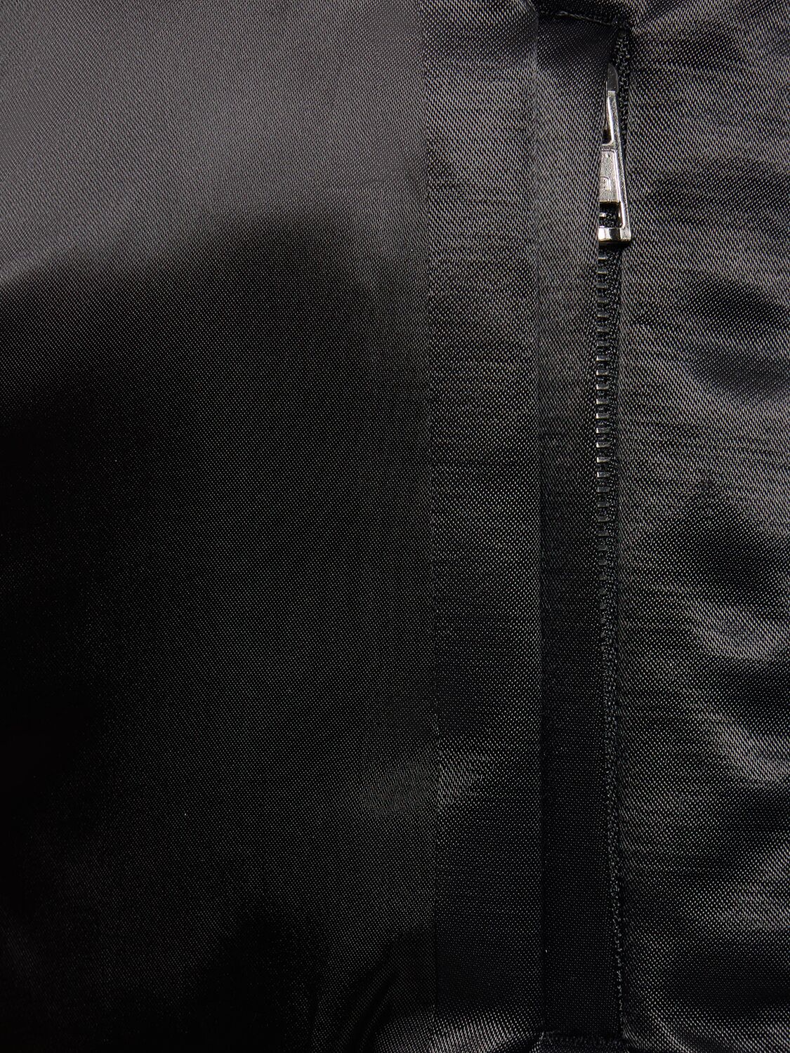 Shop Alexander Wang Cotton Blend Bomber Jacket In Black