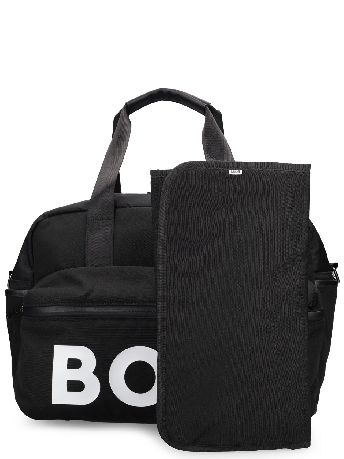 Hugo Boss Kids' Nylon Changing Bag In Black