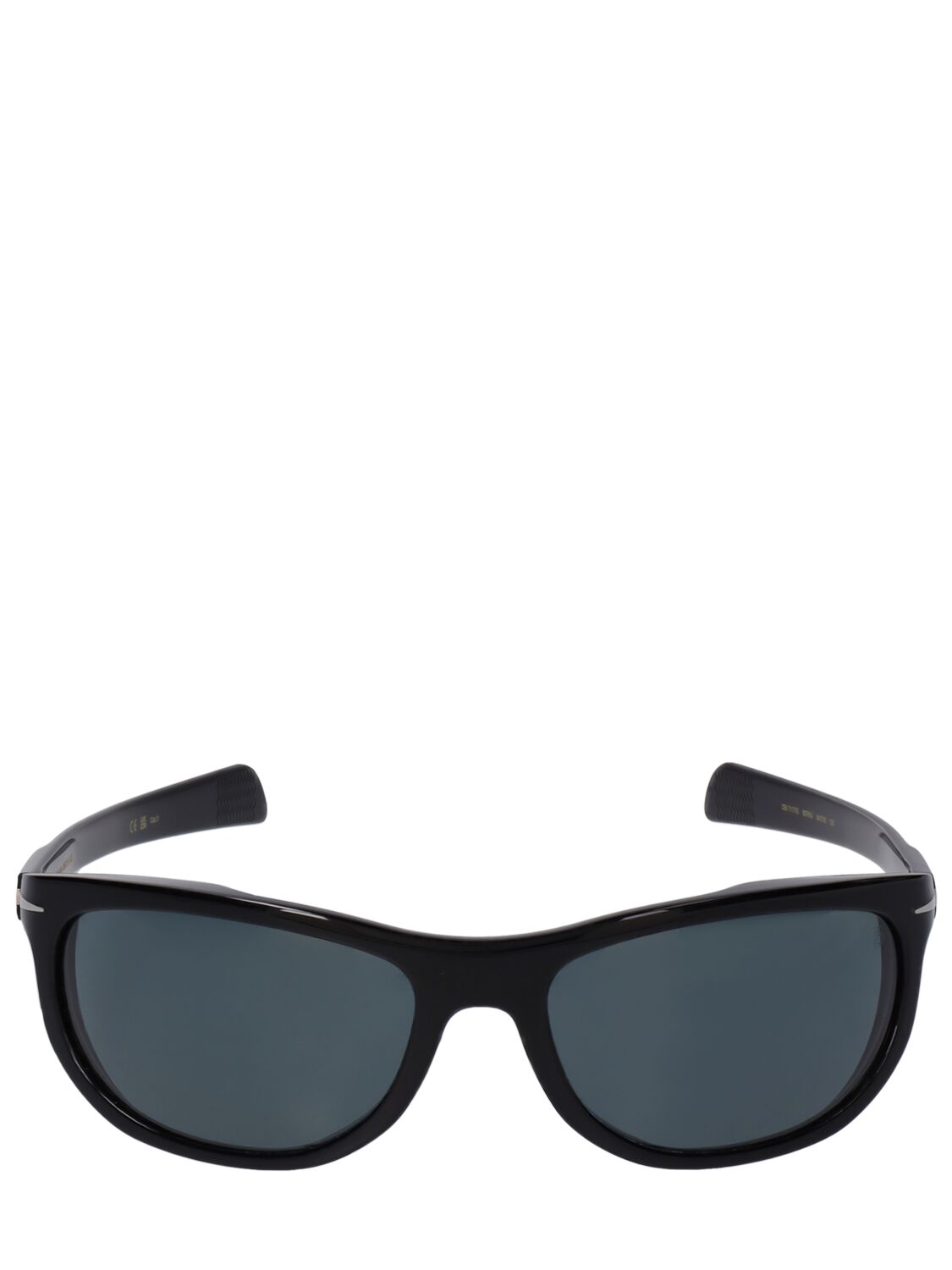 Db Eyewear By David Beckham Db Round Acetate Sunglasses In Schwarz