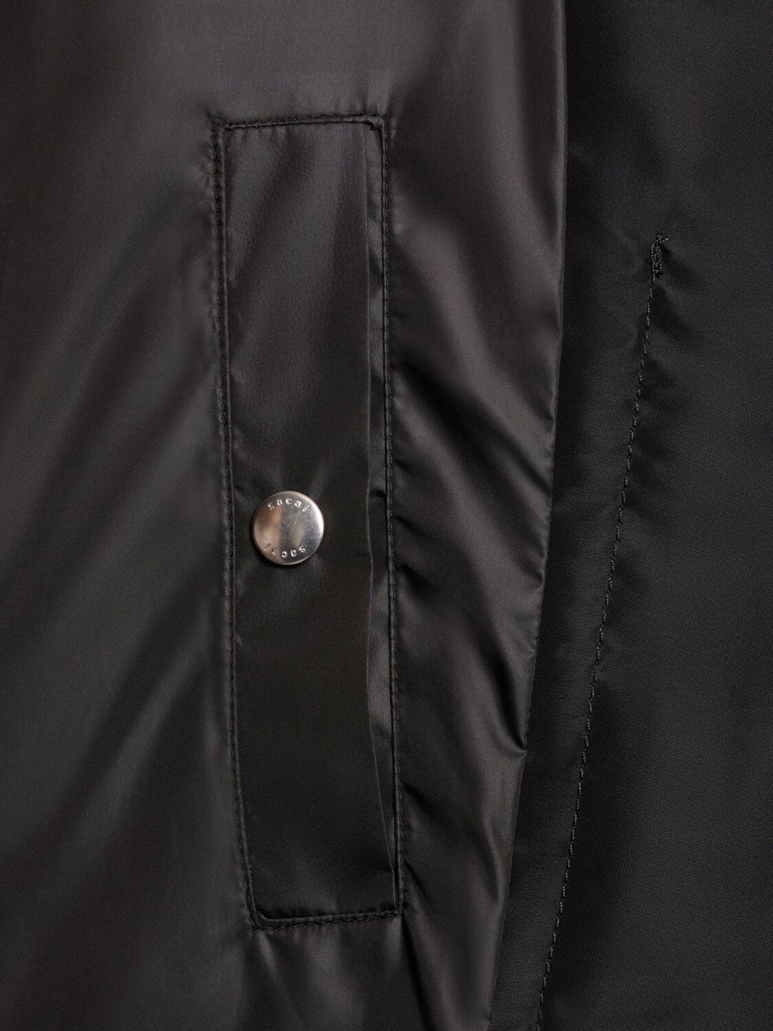 Shop Sacai Nylon Twill Jacket In Black