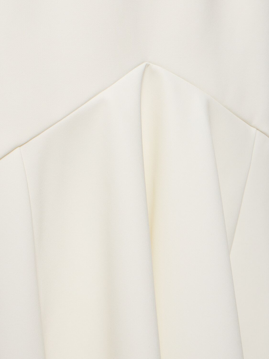 Shop Alexandre Vauthier Sleeveless Jersey Flared Hem Long Dress In White