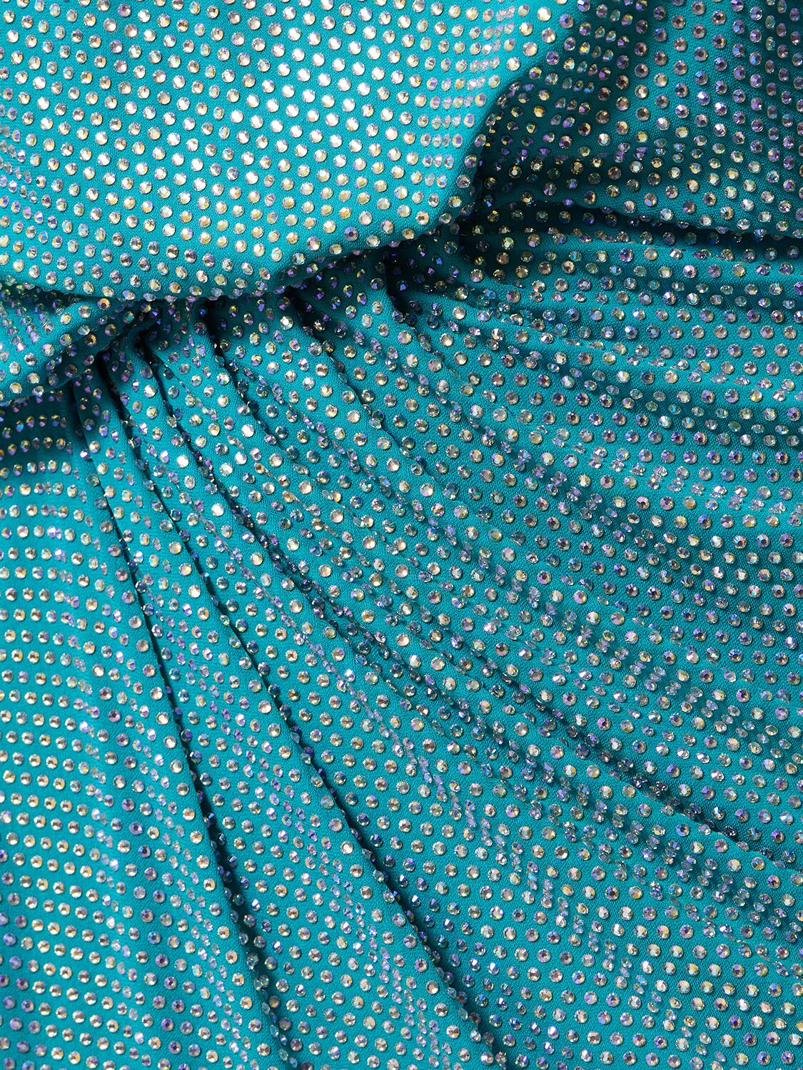 Shop Alexandre Vauthier Draped Jersey L/s Maxi Dress In Blue