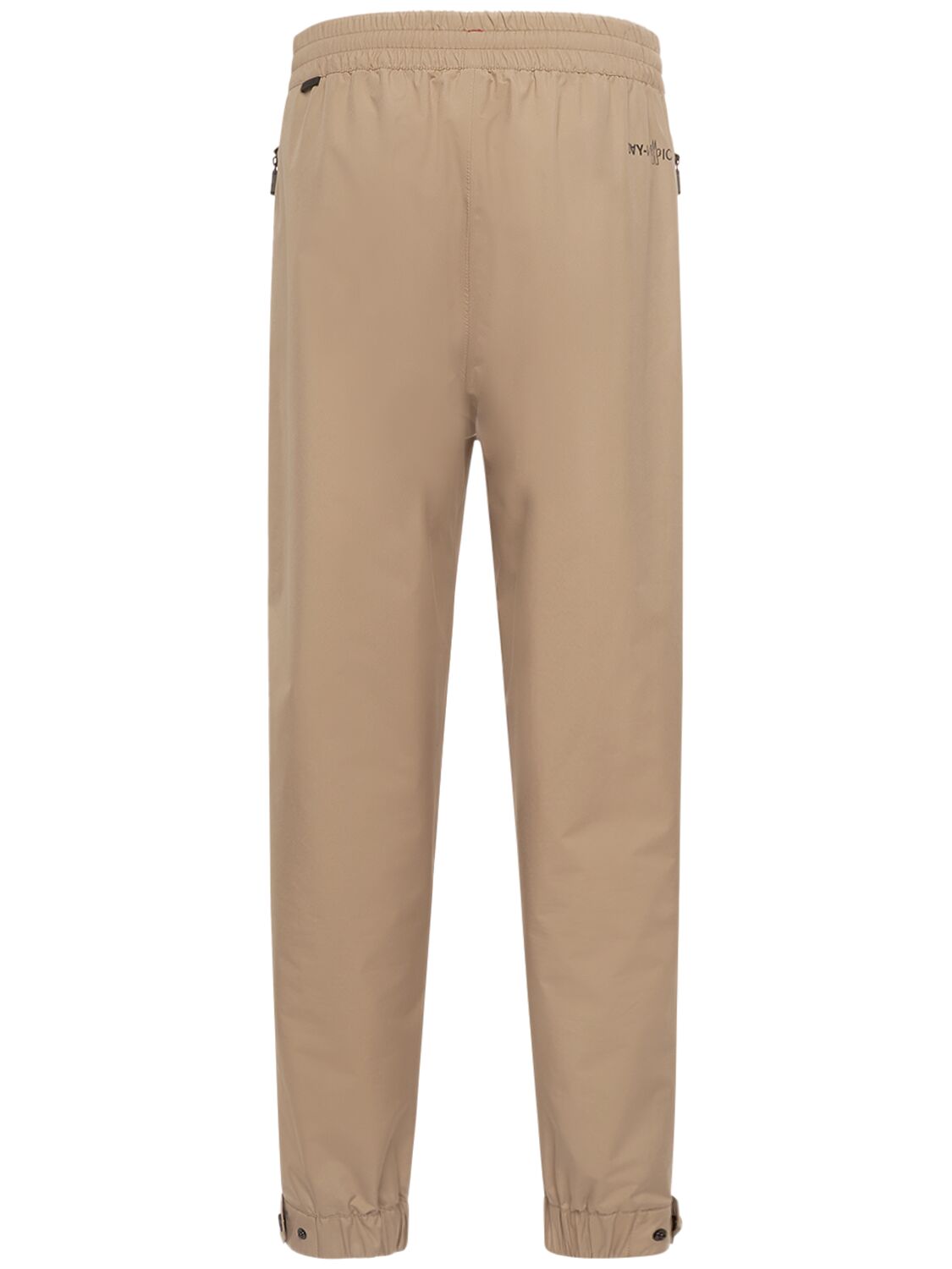 Shop Moncler Gore-tex Tech Pants In Beige