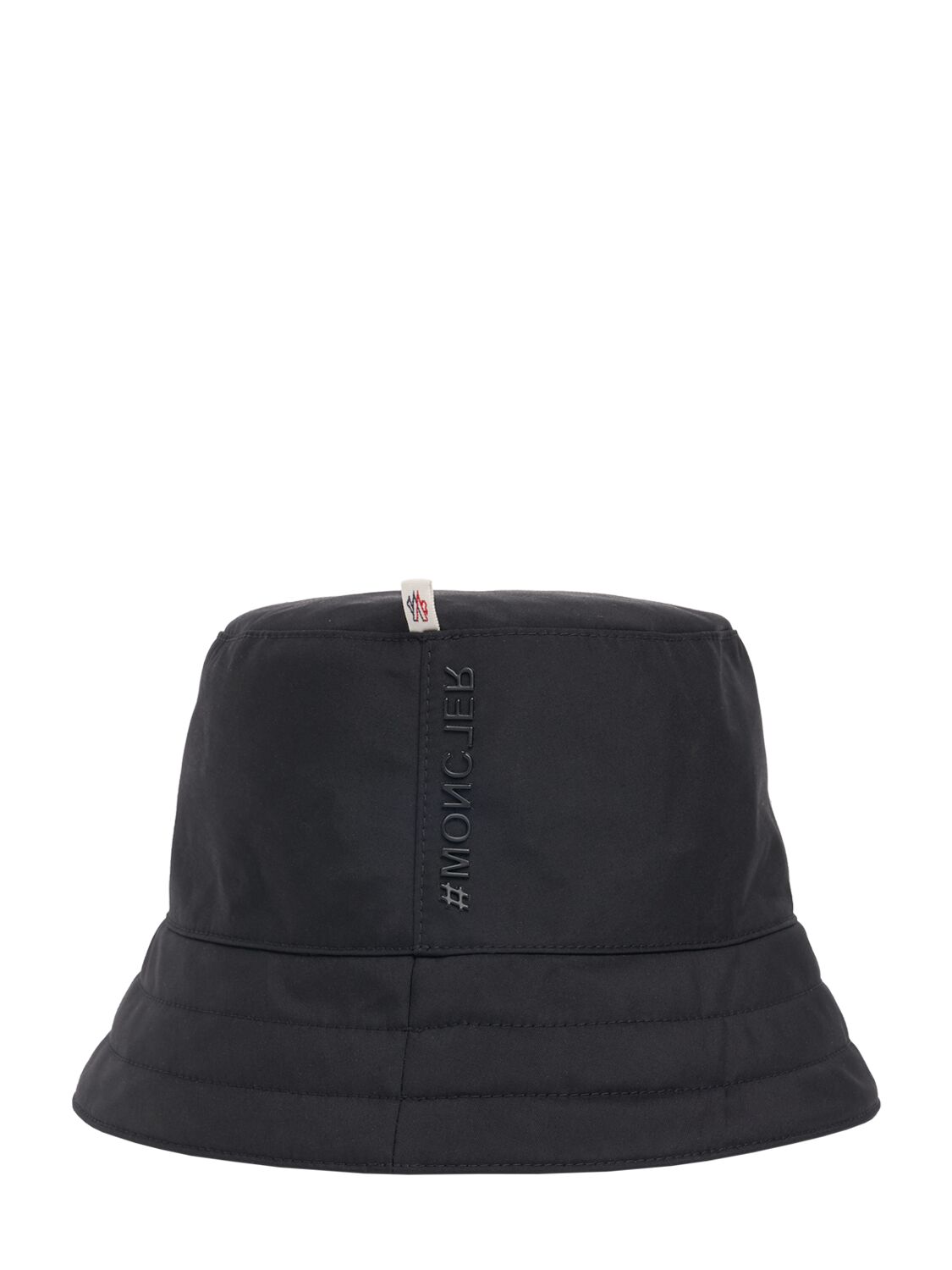 Shop Moncler Gore-tex Nylon Bucket Hat In Black