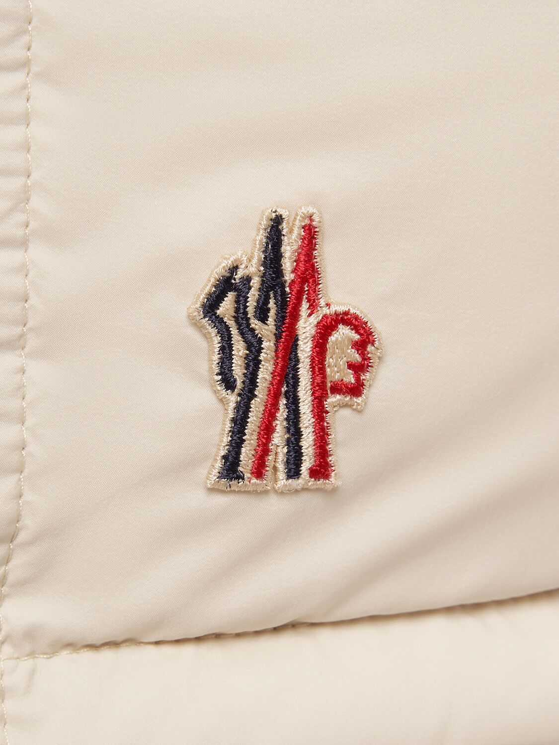 Shop Moncler Sorapis Nylon Down Vest In White