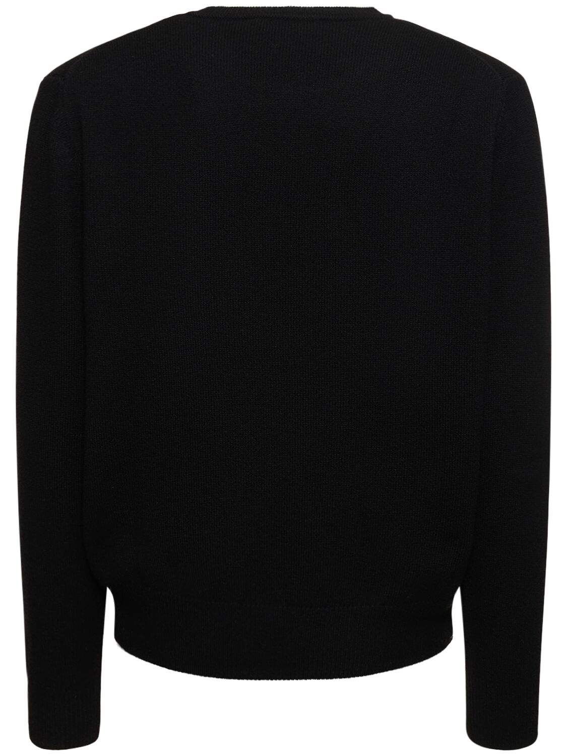 Shop Vivienne Westwood Logo Embroidery Mohair Knit Sweater In Black