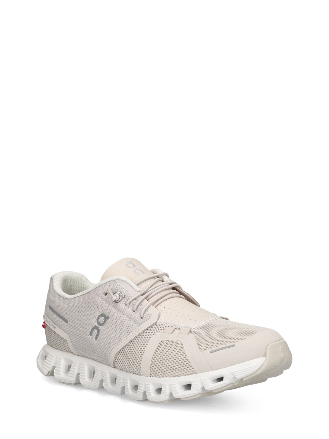 Shop On Cloud 5 Sneakers In Pearl,white
