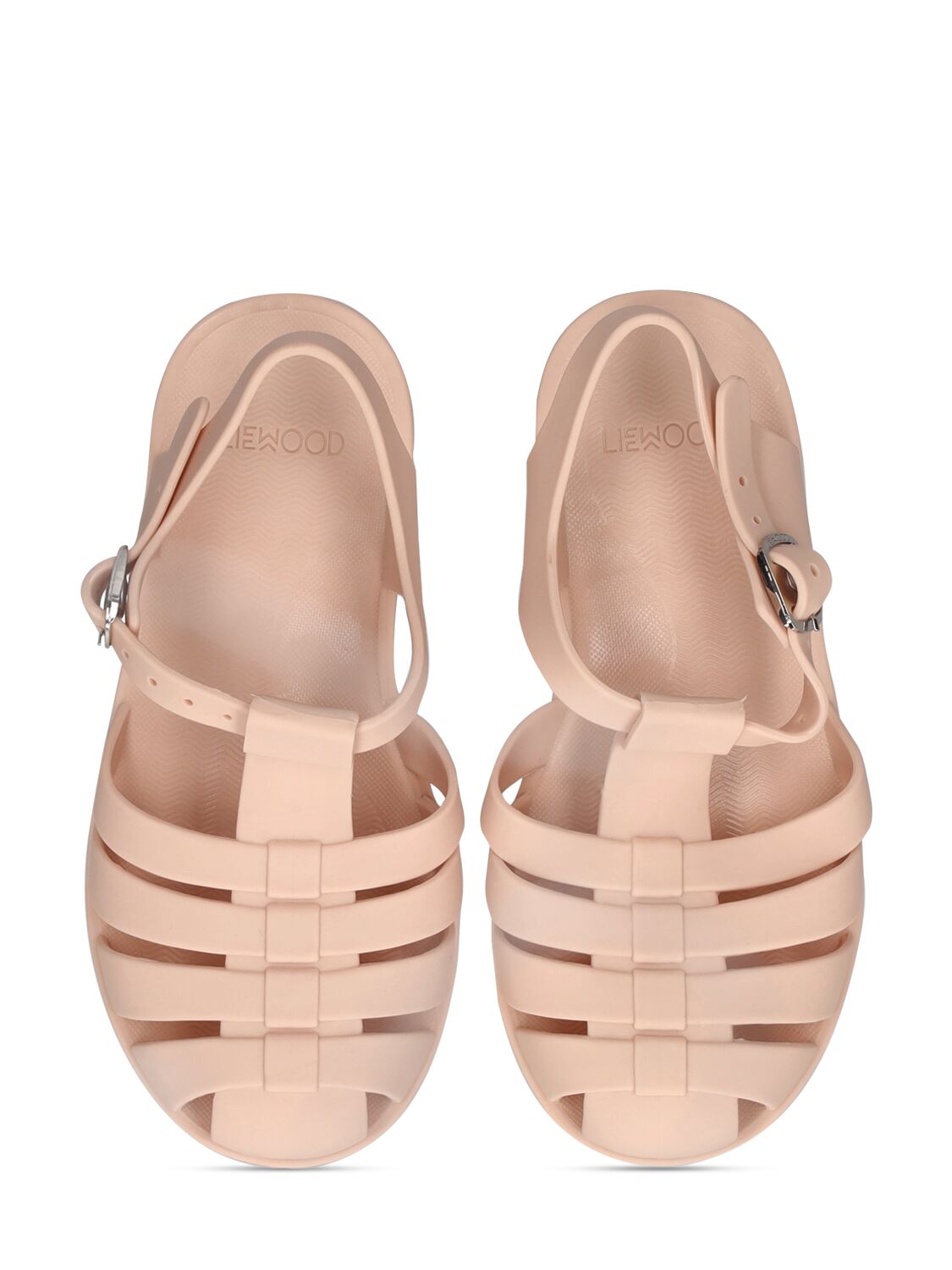 Shop Liewood Rubber Jelly Sandals In Pink