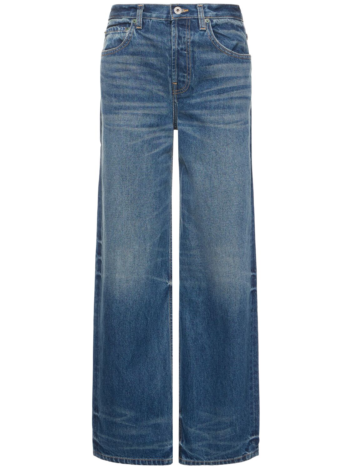 The Remy Cotton Denim Straight Jeans