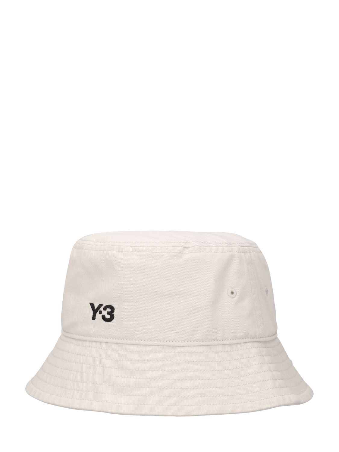 Shop Y-3 Logo Bucket Hat In White