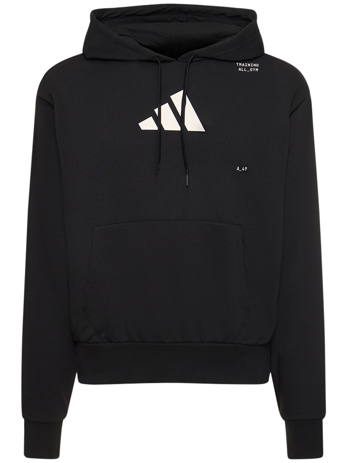Adidas Originals Logo Hooded Sweatshirt In Black