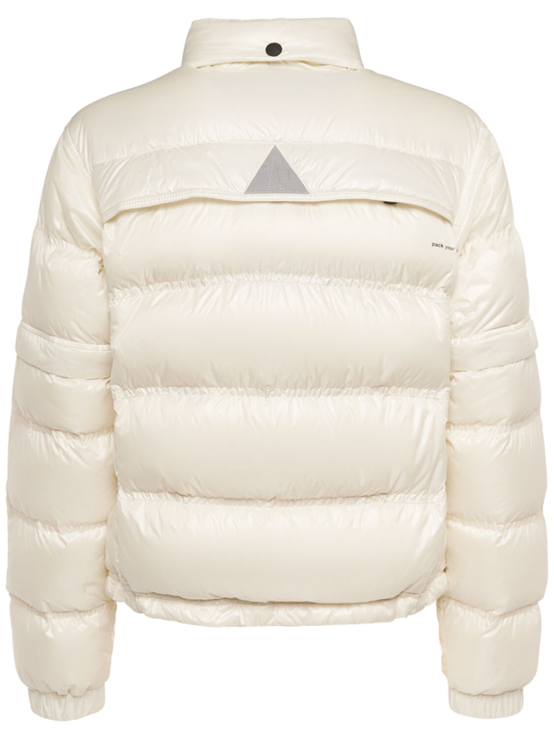 Shop Moncler Mauduit Nylon Down Jacket In White