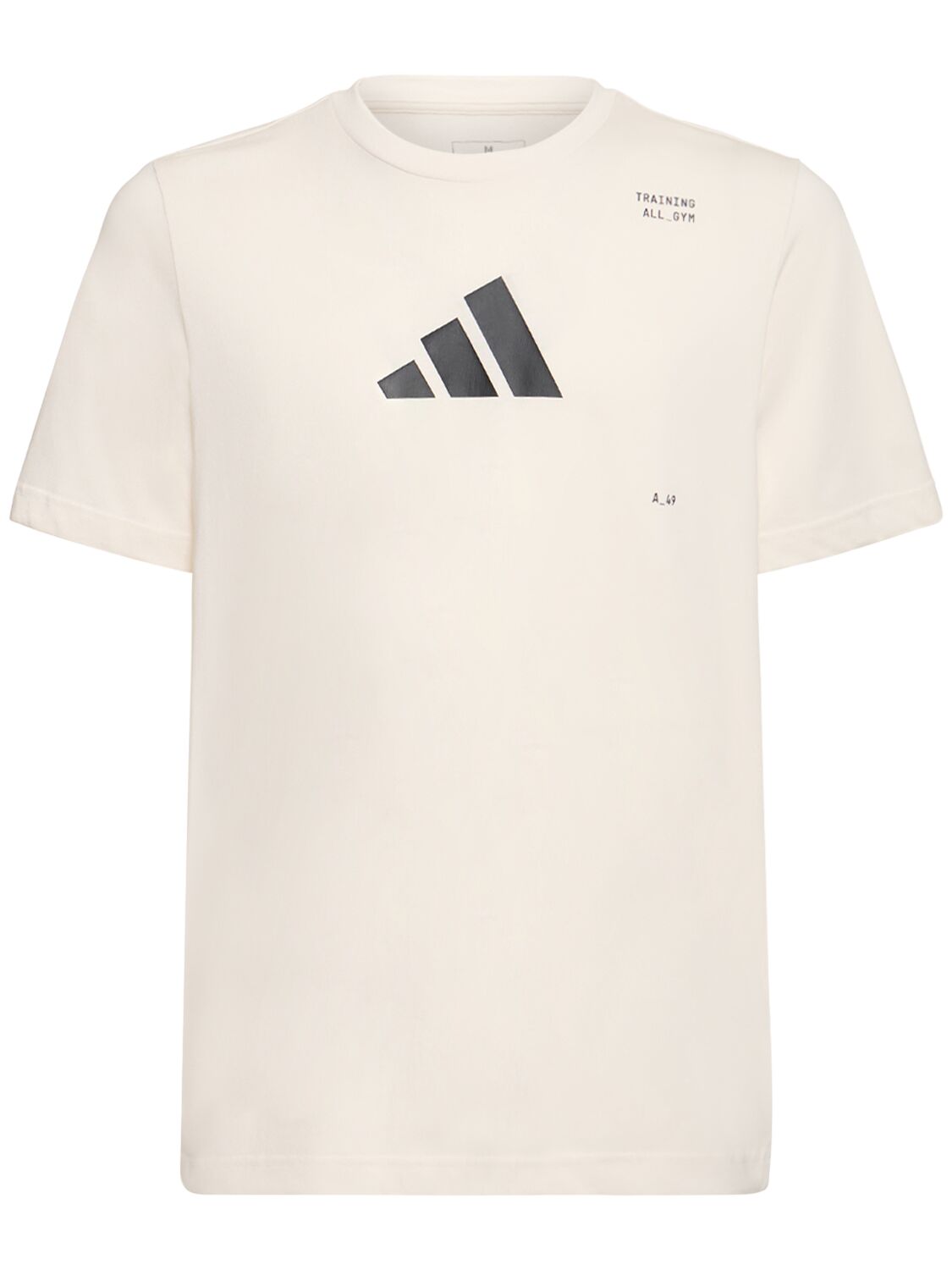 Adidas Originals Logo Short Sleeve T-shirt In White