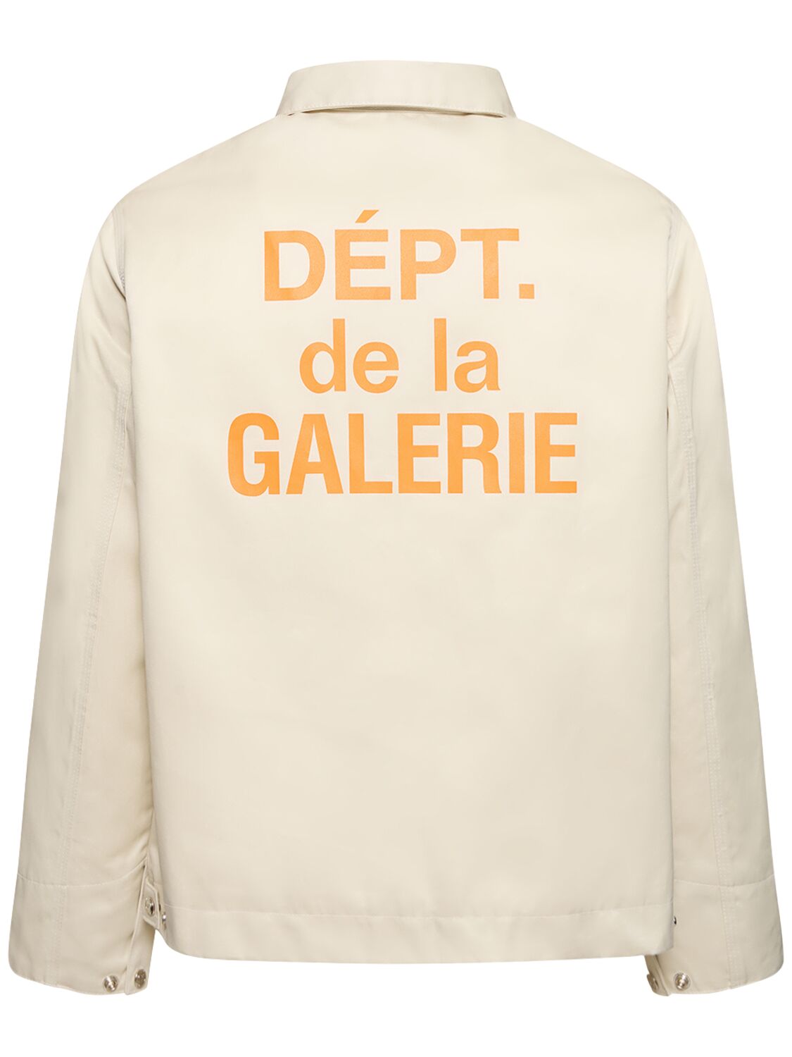 Shop Gallery Dept. Montecito French Logo Jacket In Beige