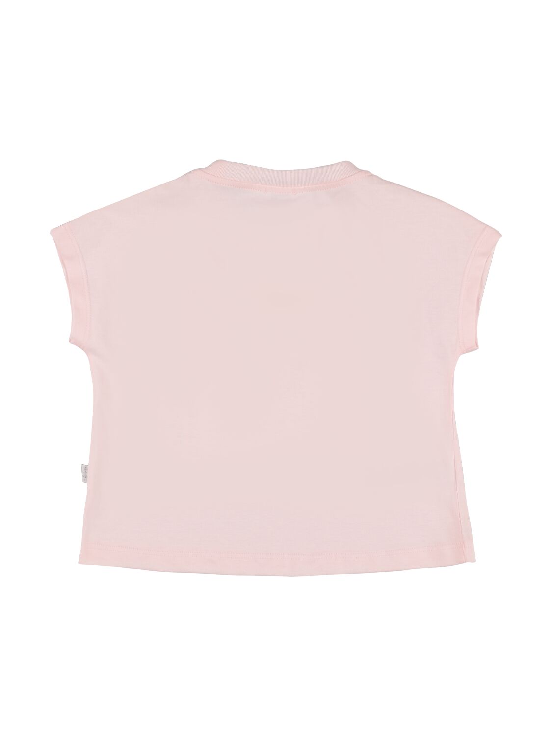 Shop Il Gufo Embroidered Cotton Jersey T-shirt In Pink,white