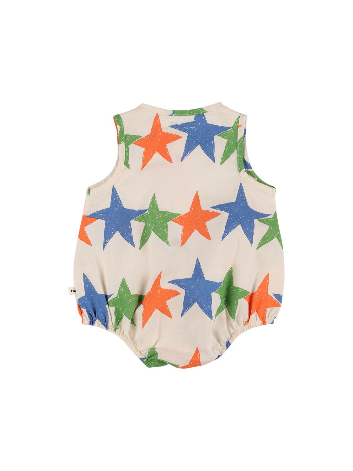 Shop The New Society Star Printed Cotton Bodysuit In White